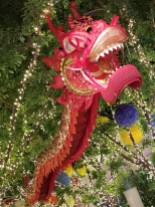 We also zipped past Wynn. Got to take a quick snap of this dragon.